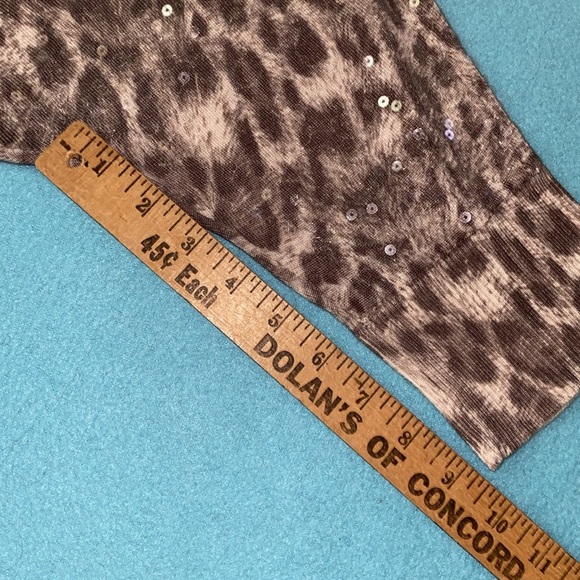 I.N.C International Concepts Leopard print sequenced v-neck pullover NEW size 3X - Picture 10 of 10